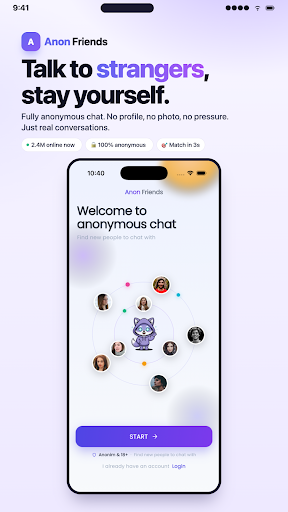 Anon Friends: Anonymous Chat PC