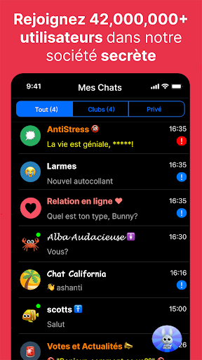 Tchat anonyme & rencontres