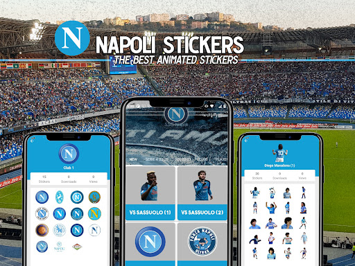 Napoli Stickers for WhatsApp PC
