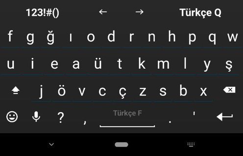 Turkish F for AnySoftKeyboard PC