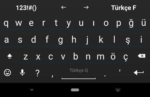 Turkish F for AnySoftKeyboard PC