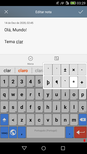 Português para AnySoftKeyboard