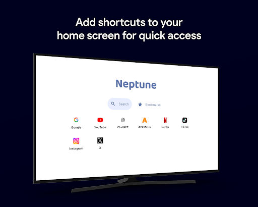 AI-powered Neptune Browser TV PC