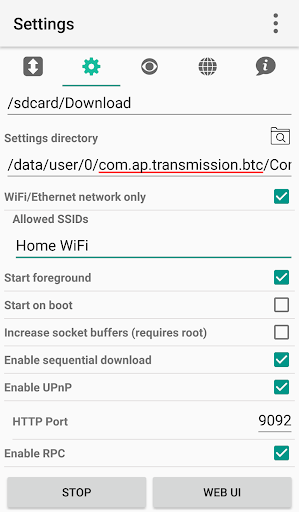 Transmission BTC - Torrent Dow