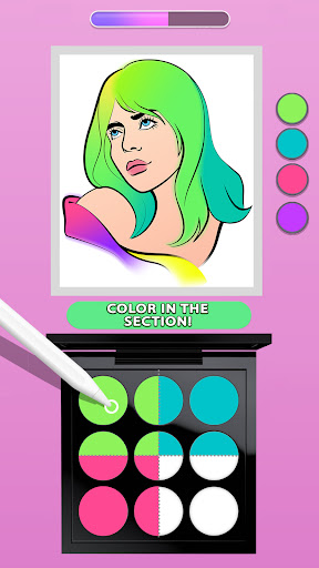 Kit de maquillage - Coloriage PC