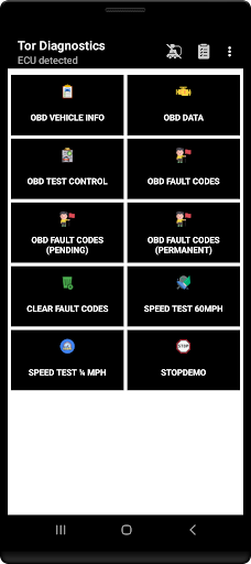 Tor OBD2 Diagnostics الحاسوب