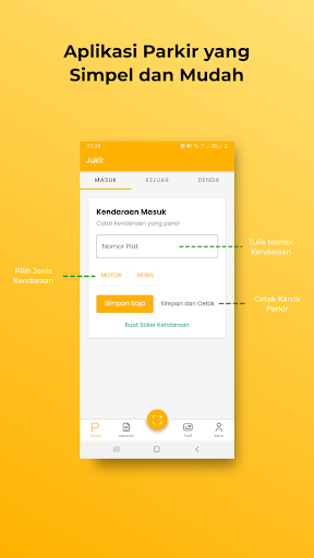 komputer Jukir - Aplikasi Parkir