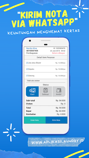Kasir Laundry - POS Laundry