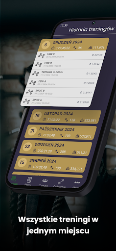 Gymlify - dziennik treningowy PC