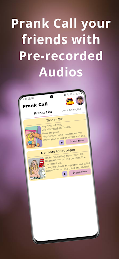 Prank Call - Voice Changer پی سی