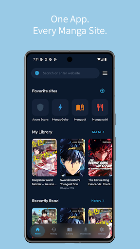 EZ Manga - Web Browser پی سی