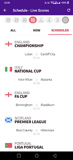 Football Live Scores 2024 PC