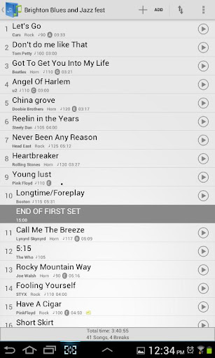 Setlist Helper and Song Book PC