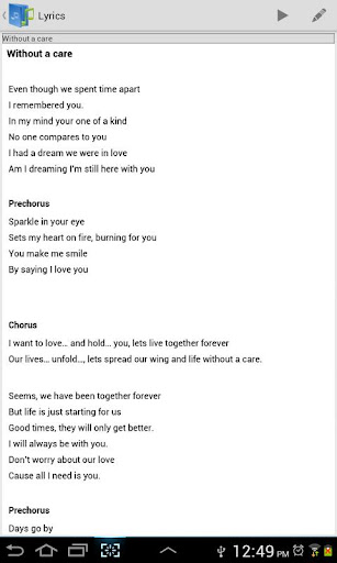 Setlist Helper and Song Book PC