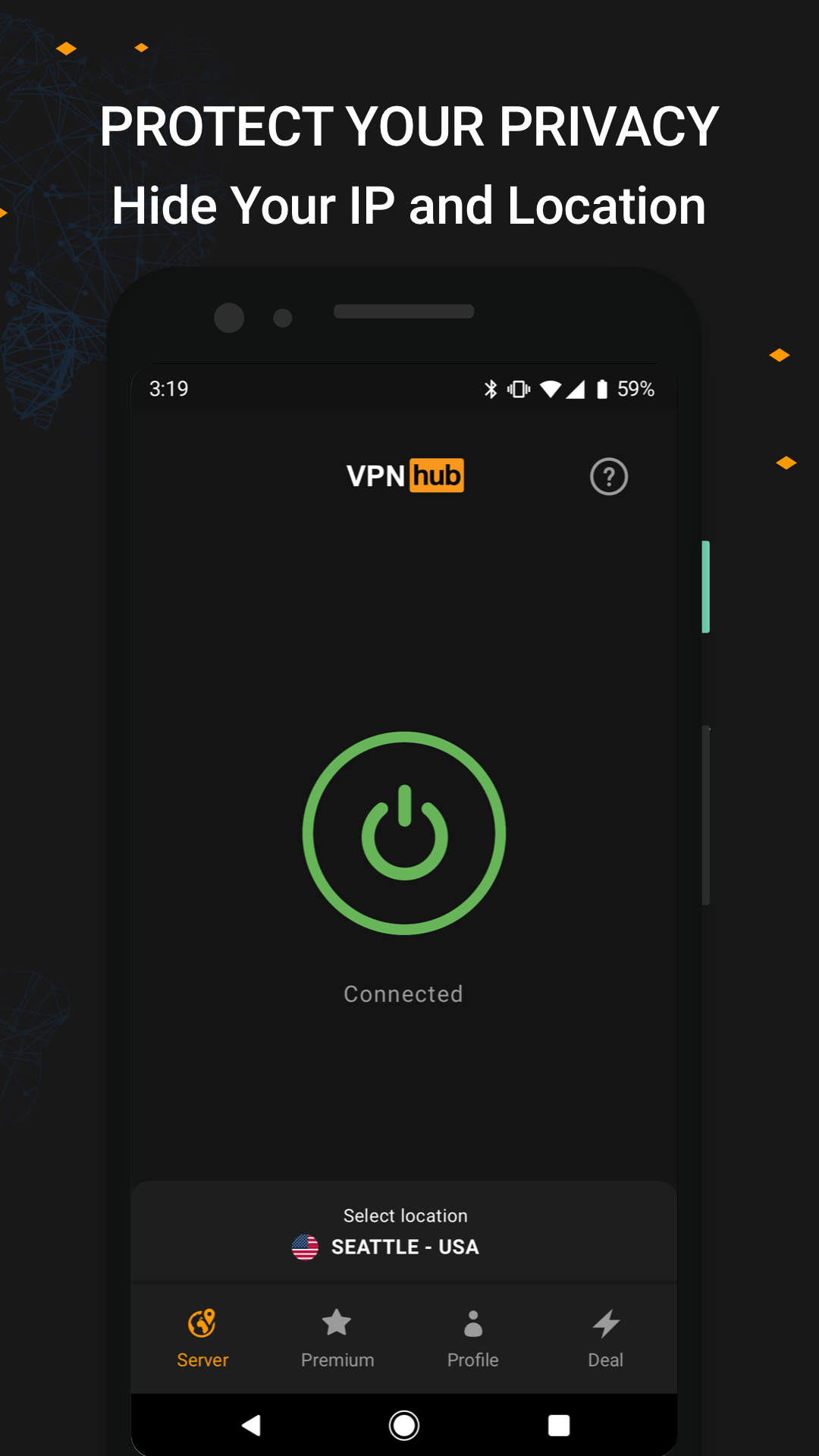 Free VPN - No Logs: VPNhub - Stream, Play, Browse PC