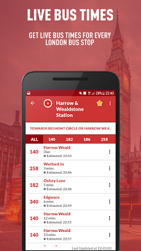 London Live Bus Times PC