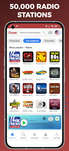 myTuner Radio App: FM stations