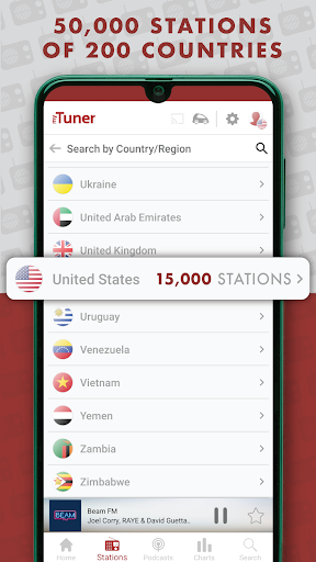 myTuner Radio App: FM stations