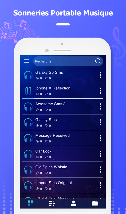 Sonneries Portable Musique PC