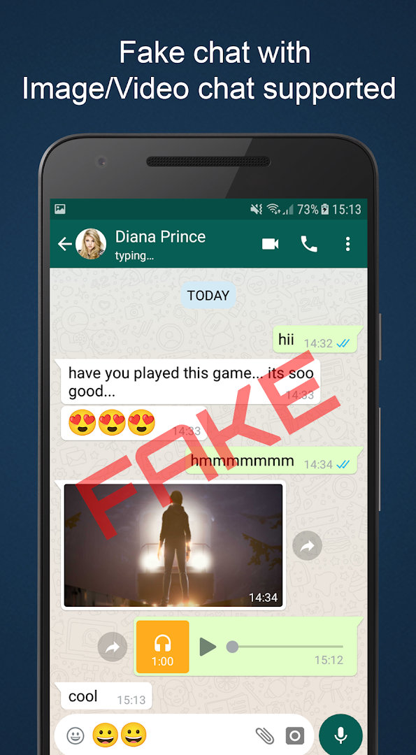 Fake Chat Maker - WhatsMock Prank chat PC