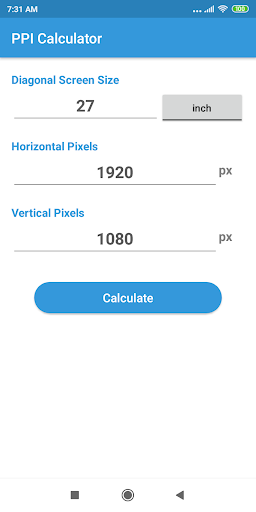 PPI Calc - DPI Calculator পিসি