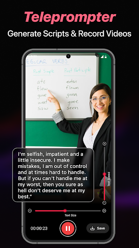 Screen Recorder: Teleprompter