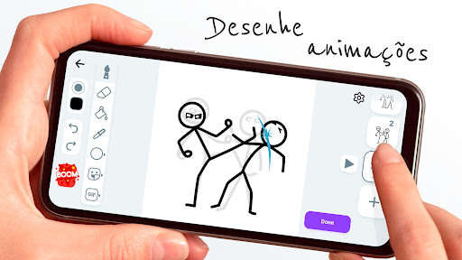 Stickman: desenhar anima??o para PC