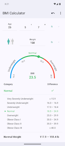 BMI Calculator