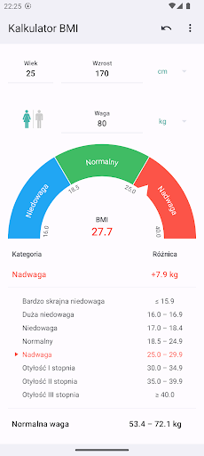 Kalkulator BMI