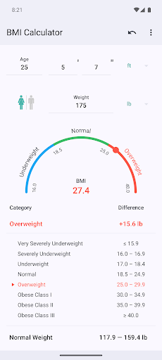 BMI Calculator