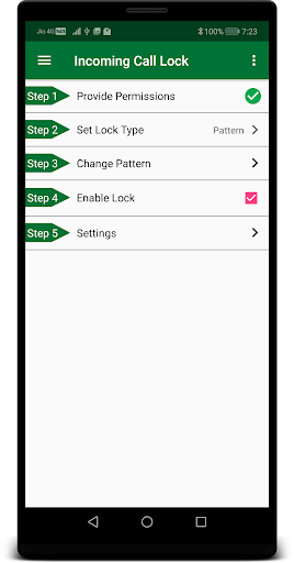 Incoming Call Lock پی سی