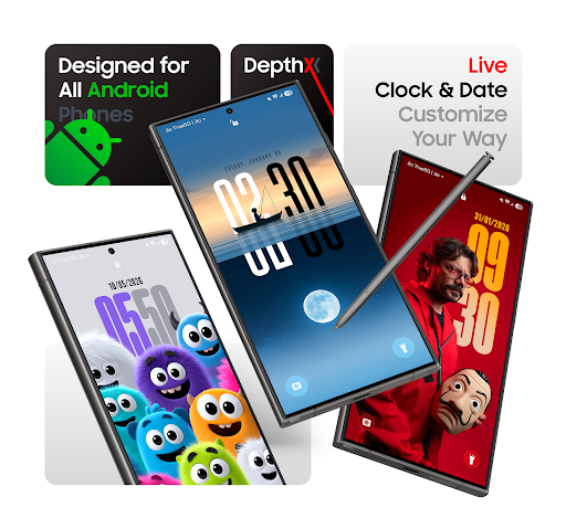 DepthX - Live Clock Wallpapers PC