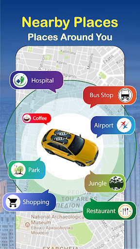 komputer GPS Navigation Earth Map View