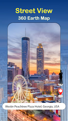 komputer GPS Navigation Earth Map View