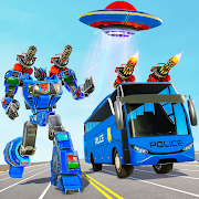 Bus Robot Car Transform War –Police Robot games PC