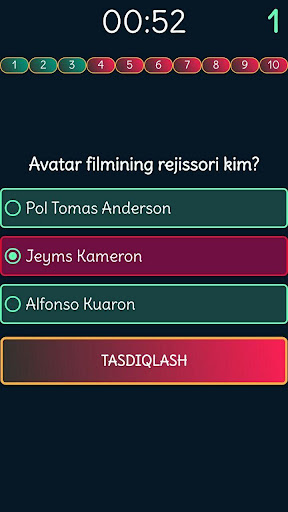 komputer Viktorina Uz  - Test savollari