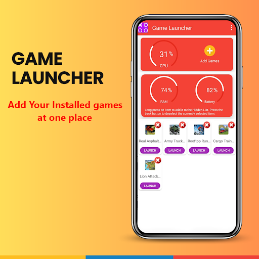 Game Launcher : App Launcher پی سی