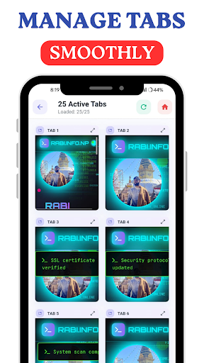 TabX: Multi Tab Browser PC
