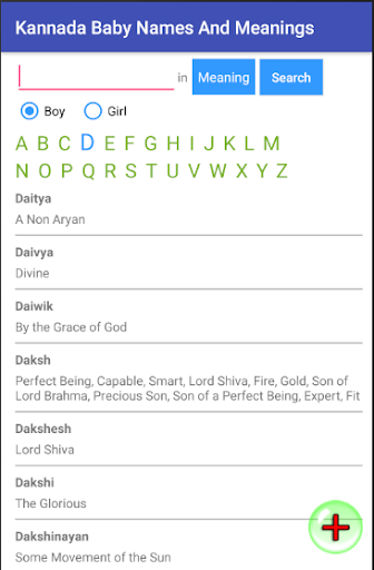 Kannada Baby Names And Meaning PC