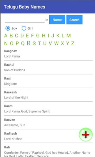 Telugu Baby Names and Meanings PC