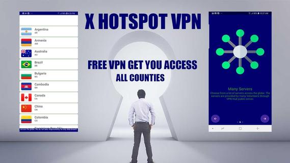 Super Fast VPN Hotspot - X Private VPN الحاسوب