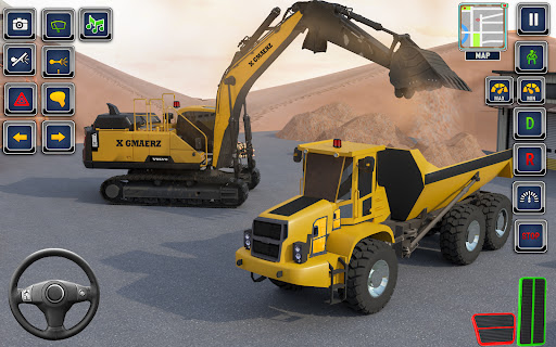 US Truck Driving Transport 3D
