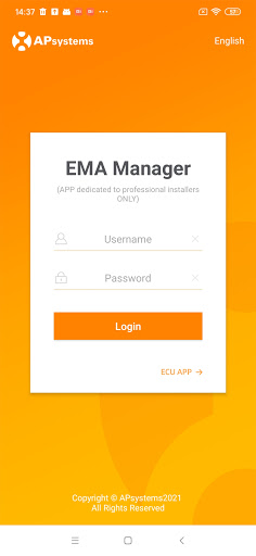 APsystems EMA Manager APP PC