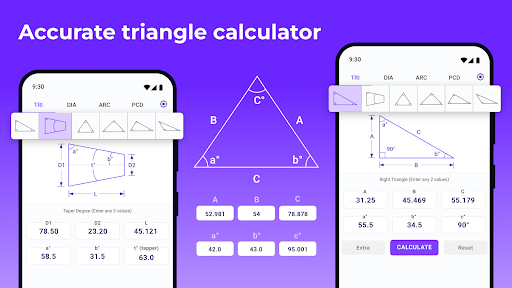 Angle Finder - Trig Calculator پی سی