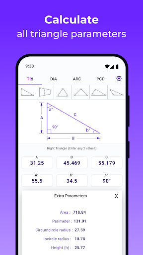 Angle Finder - Trig Calculator پی سی