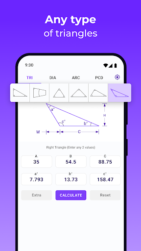 Angle Finder - Trig Calculator پی سی