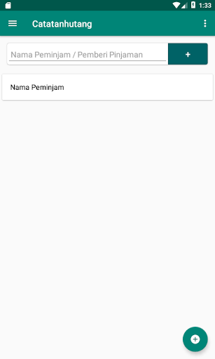 Pencatat Hutang Piutang PC