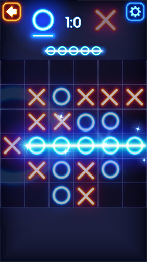 Tic Tac Toe Glow: 2 Players PC