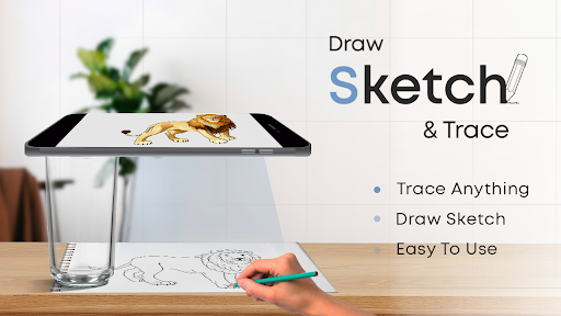 Draw Sketch & Trace الحاسوب