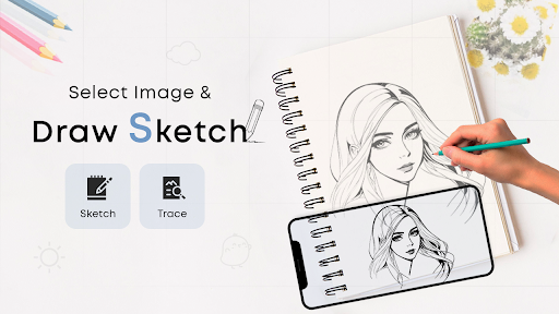 Draw Sketch & Trace الحاسوب